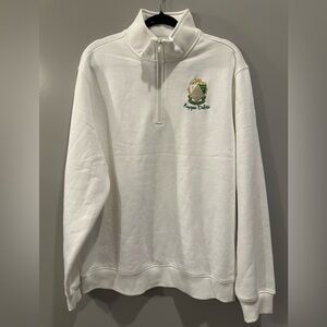 Sport-Tek Kappa Delta Crest Quarter Zip Pullover Size L White